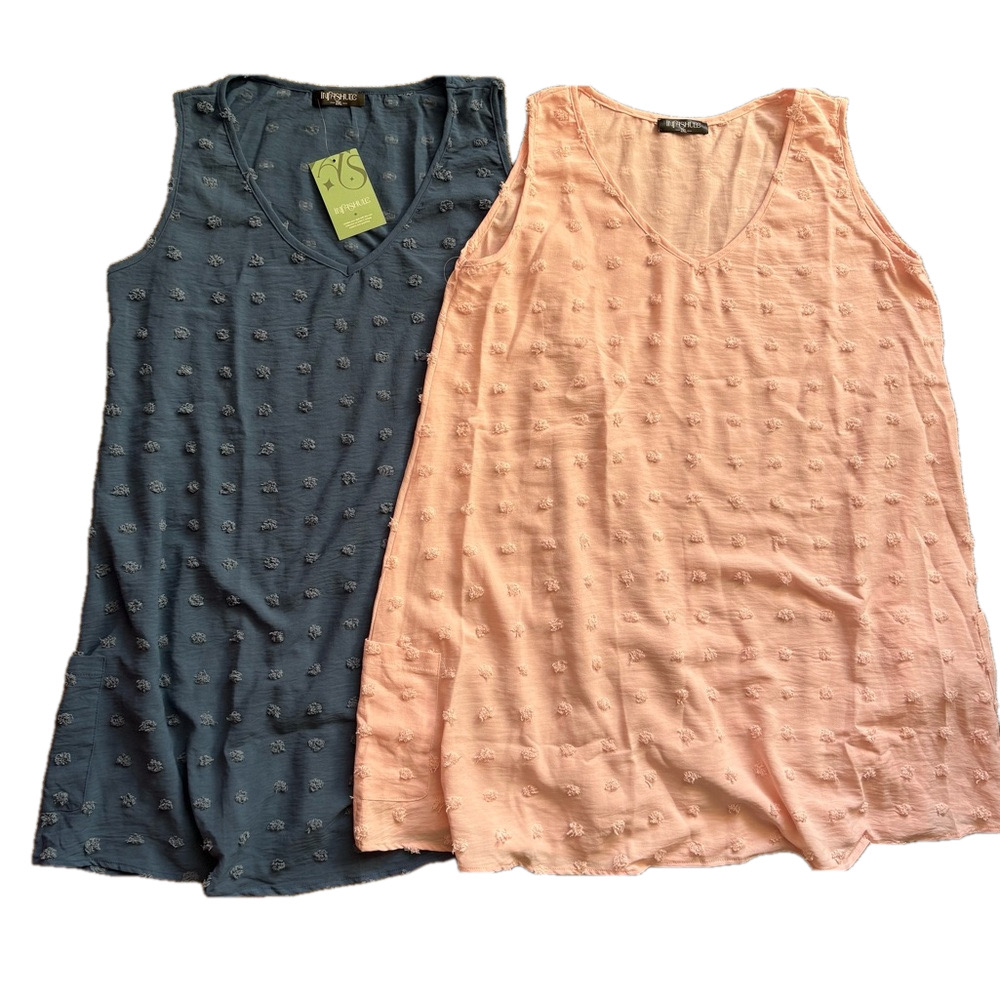 Two Piece Tank T-Shirt Dress Bundle (Size 2XL)